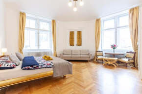 Royal Apartment by Charles Bridge view of Saint Nicholas Church